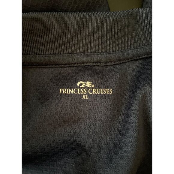 Princess Cruises XL Navy Blue Polo Shirt pit to pit 24" length 30" - Picture 4 of 5